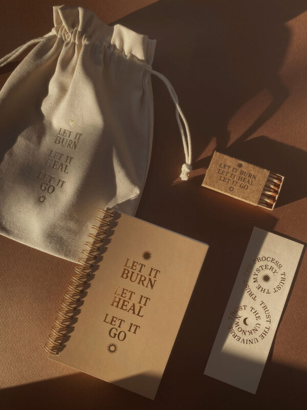 LET IT BURN. LET IT HEAL. LET IT GO. - GIFT SET