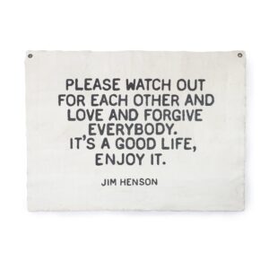 JIM HENSON FABRIC WALL HANGING