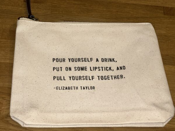PULL YOURSELF TOGETHER (ELIZABETH TAYLOR) CANVAS BAG - Image 3