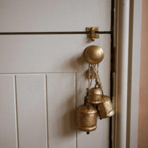 BRASS BELLS - SET OF 3 (IN COTTON BAG)