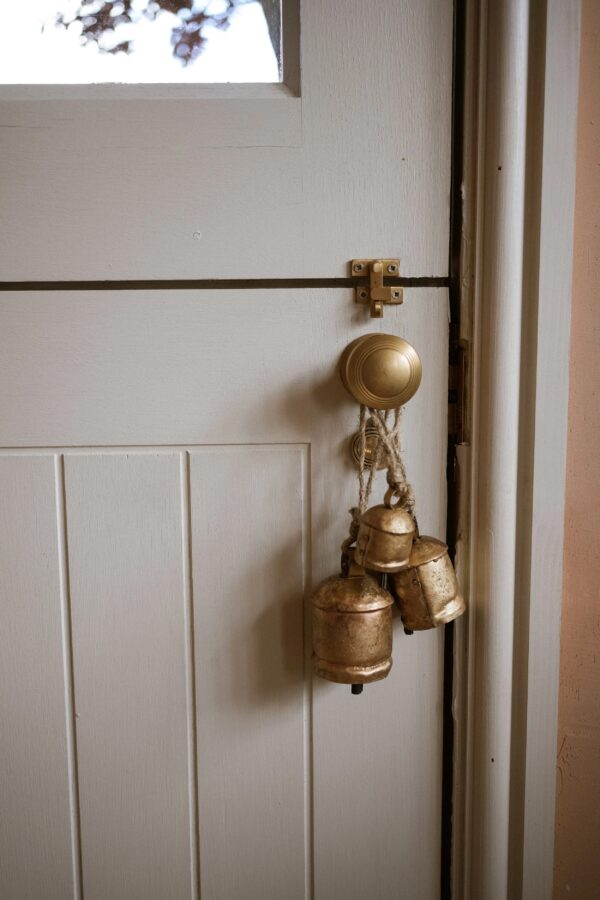 BRASS BELLS - SET OF 3 (IN COTTON BAG)