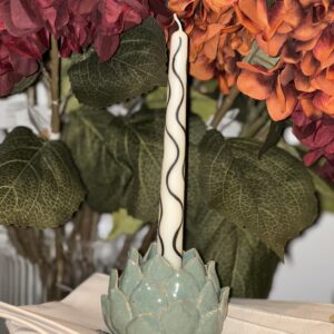 GREEN LOTUS CANDLE HOLDER