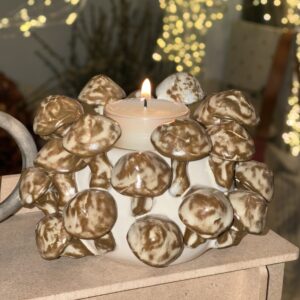 MUSHROOM TEA LIGHT HOLDER