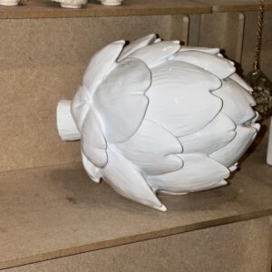 WHITE ARTICHOKE DECORATION