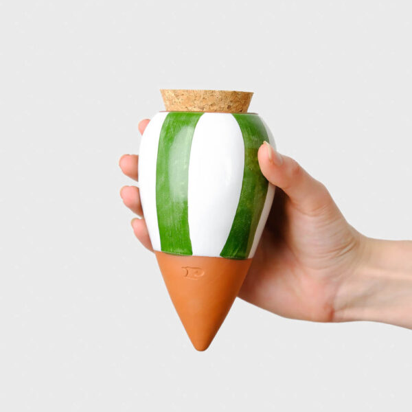 OLLA WHITE AND GREEN (STRIPED) - Image 3