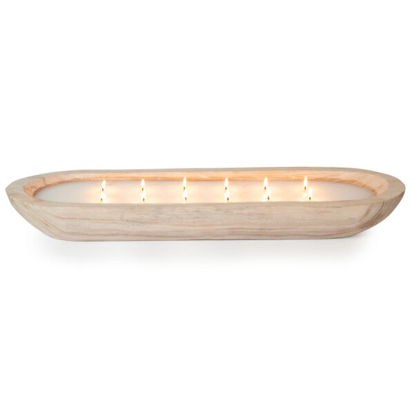 PAULOWNIA WOOD TRAY CANDLE - Image 2