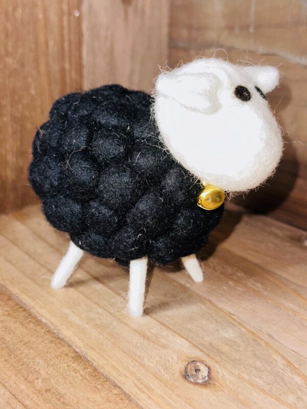 GINGER THE SHEEP (MAINLY BLACK)