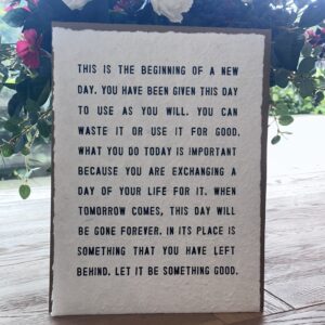 A3 PRINT LET IT BE SOMETHING GOOD