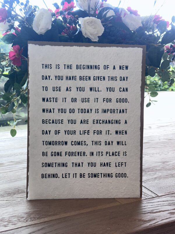 A3 PRINT LET IT BE SOMETHING GOOD