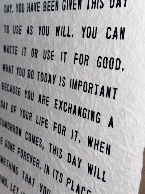 A3 PRINT LET IT BE SOMETHING GOOD - Image 2