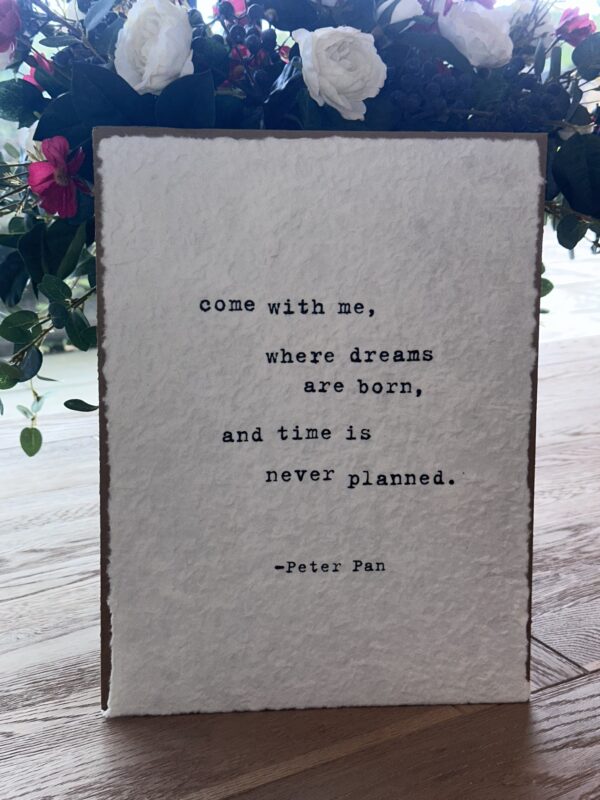A3 PRINT - PETER PAN COME WITH ME