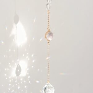 RAW QUARTZ MINI CRYSTAL WINDOW SUNCATCHER