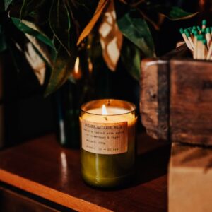 LARGE AUTUMN CANDLE - EARTH GLASS