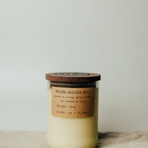 LARGE WINTER CANDLE - AIR GLASS