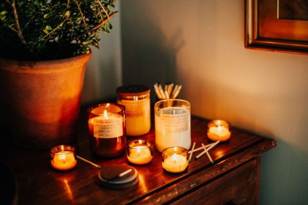 LARGE WINTER CANDLE - AIR GLASS - Image 2