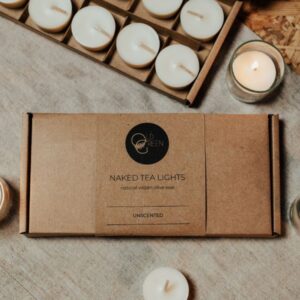 UNSCENTED NATURAL TEA LIGHTS