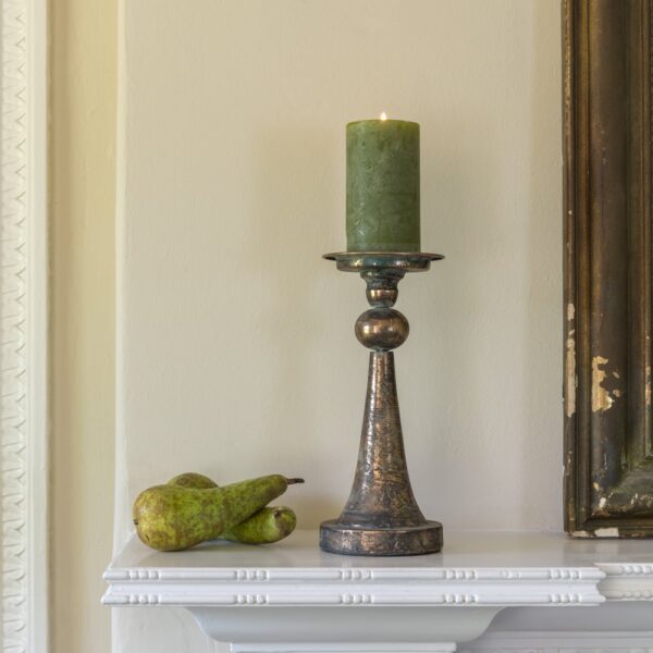 HELA ANTIQUE CANDLE HOLDER - GOLD