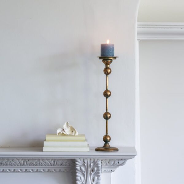 TERRA ANTIQUE CANDLESTICK - GOLD - Image 3